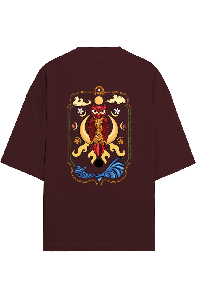Oversized T-Shirt: Mystic Owl Truck Art
