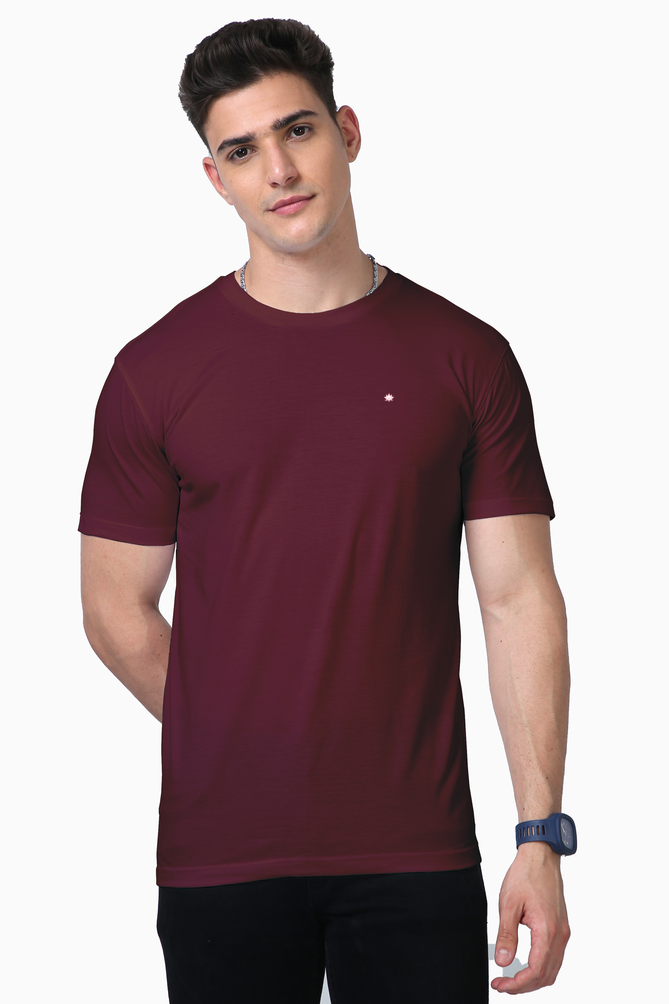 Supima Cotton T-Shirt: Maroon
