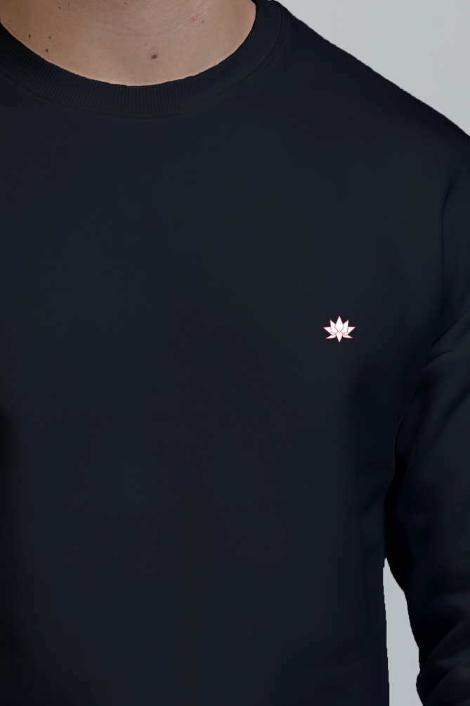 Oversized Sweatshirt: Solid Black