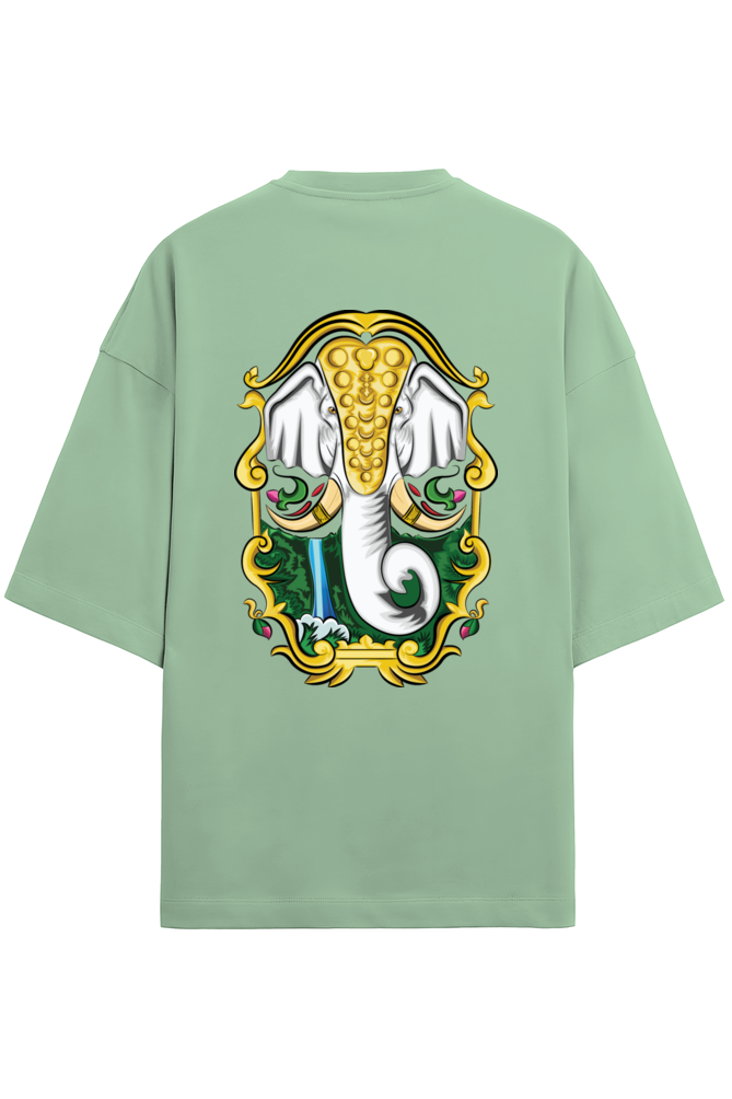 Oversized T-Shirt: Divine Elephant Truck Art