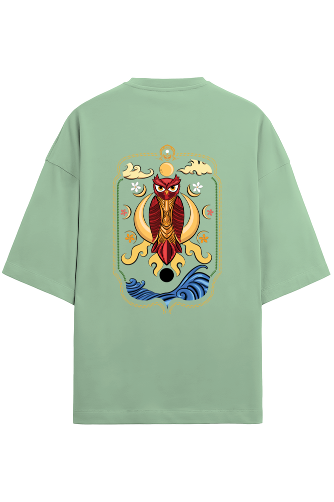 Oversized T-Shirt: Mystic Owl Truck Art