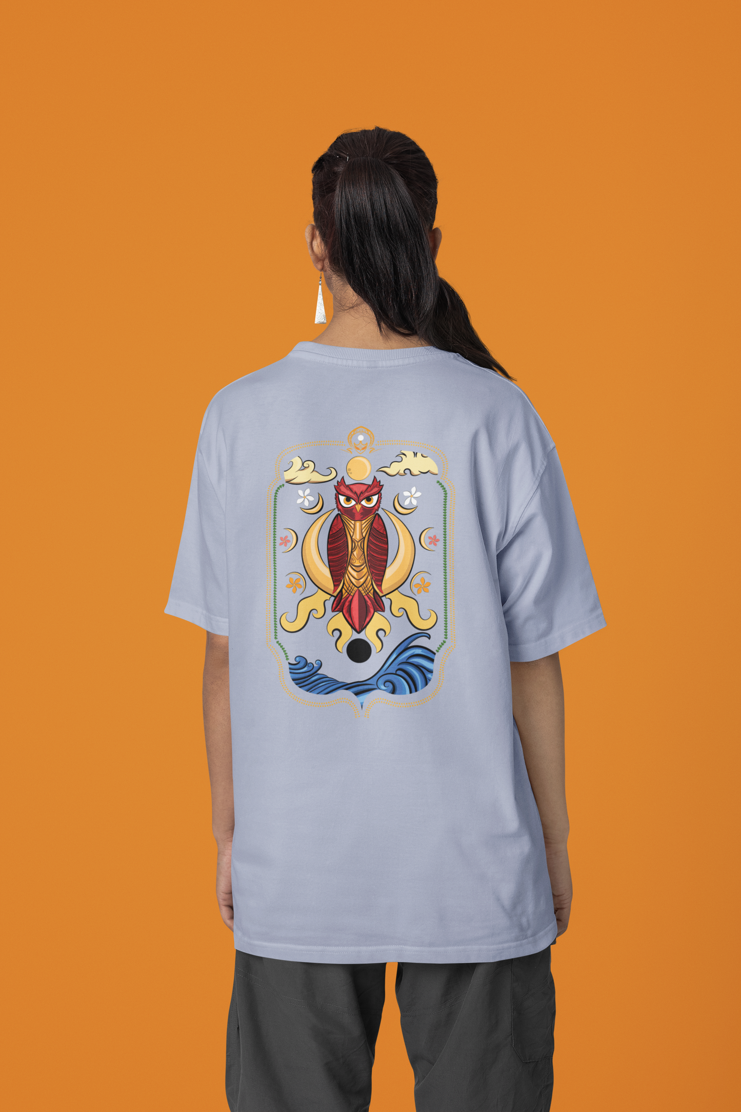 Oversized T-Shirt: Mystic Owl Truck Art