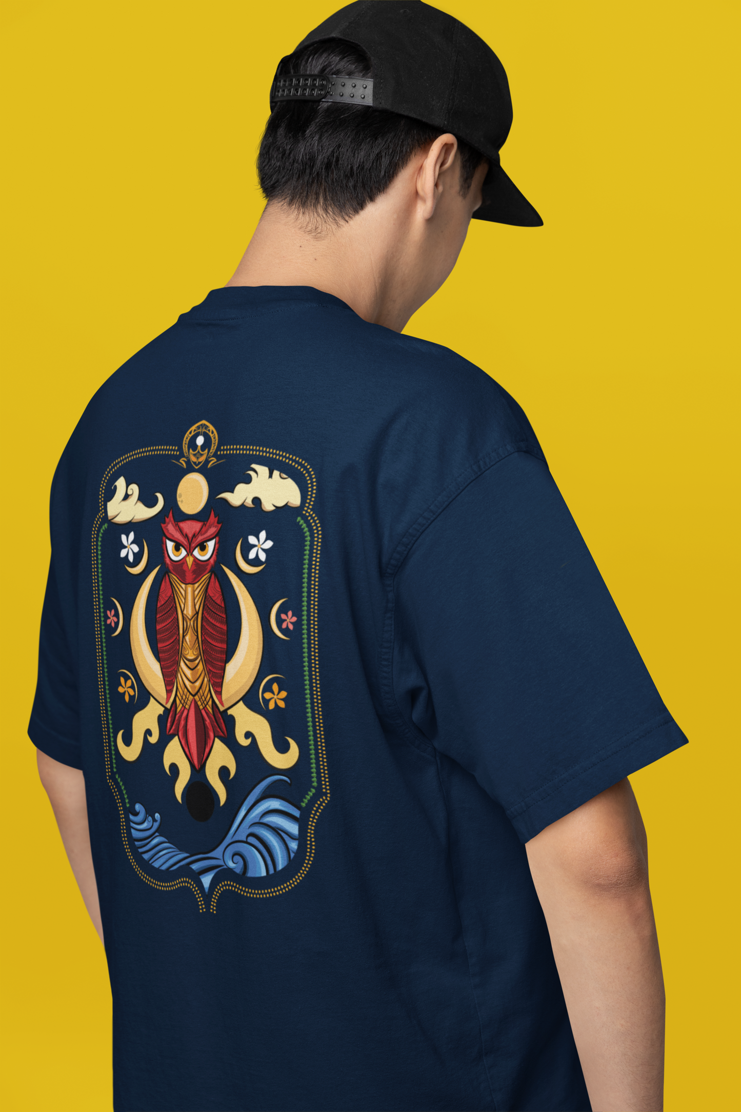 Oversized T-Shirt: Mystic Owl Truck Art