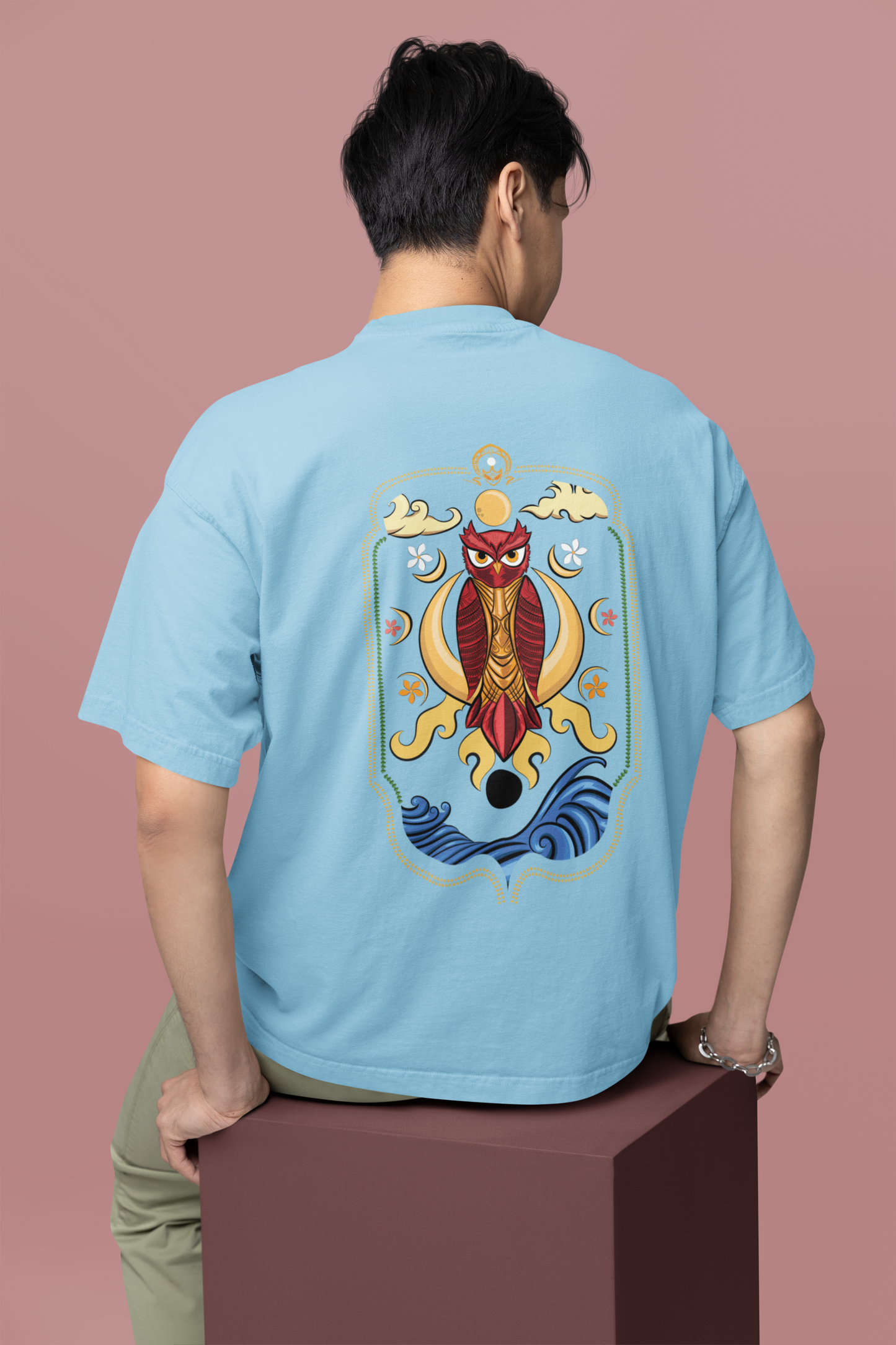 Oversized T-Shirt: Mystic Owl Truck Art