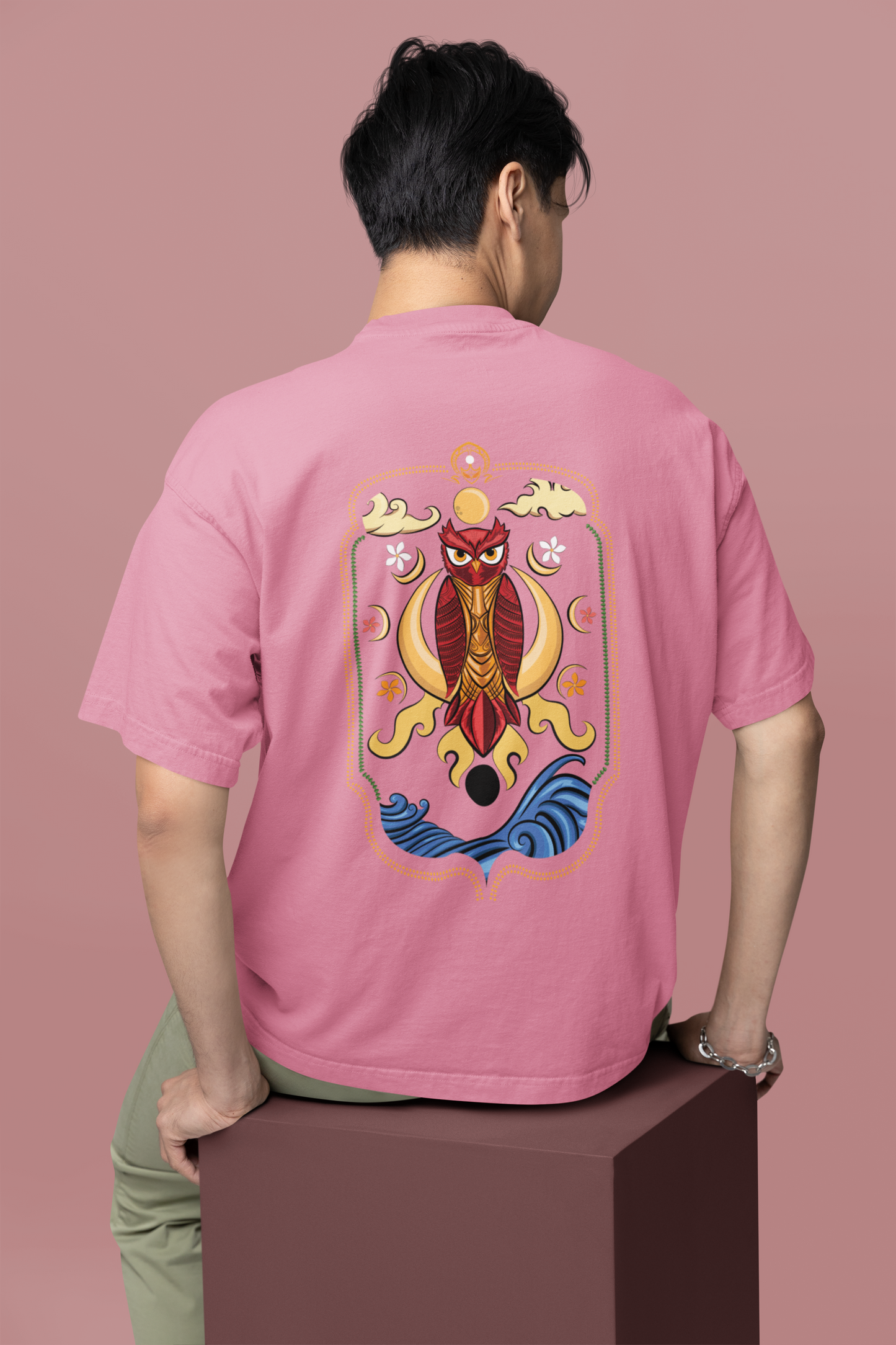 Oversized T-Shirt: Mystic Owl Truck Art
