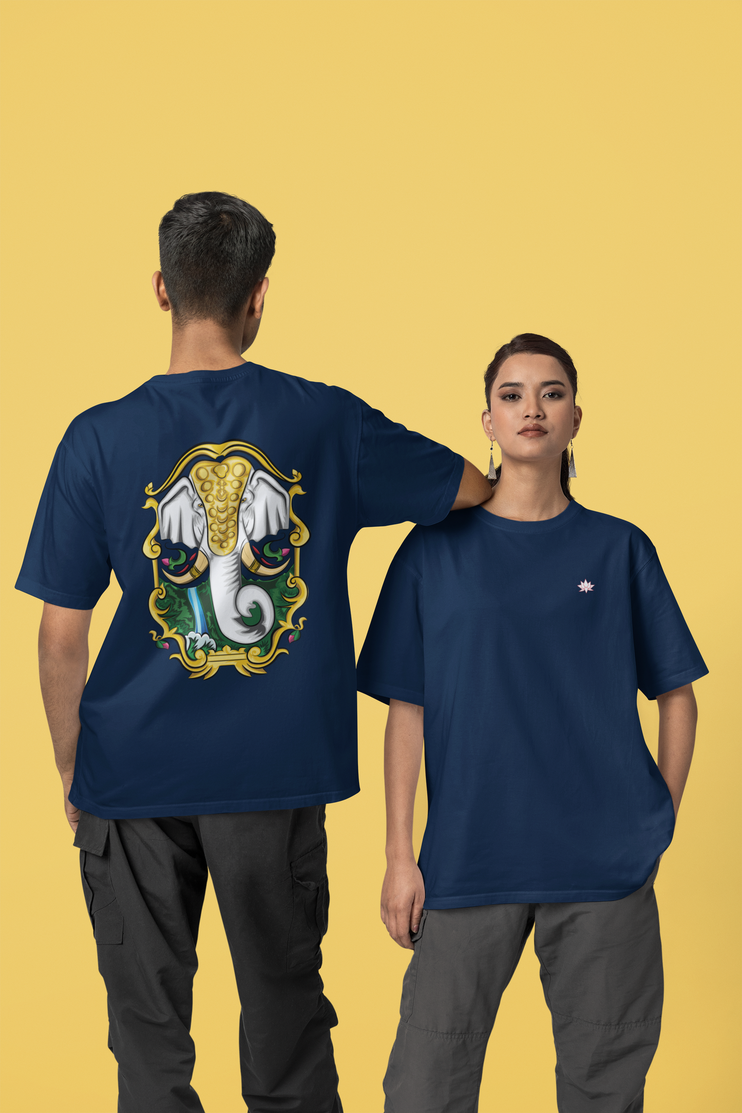 Oversized T-Shirt: Divine Elephant Truck Art