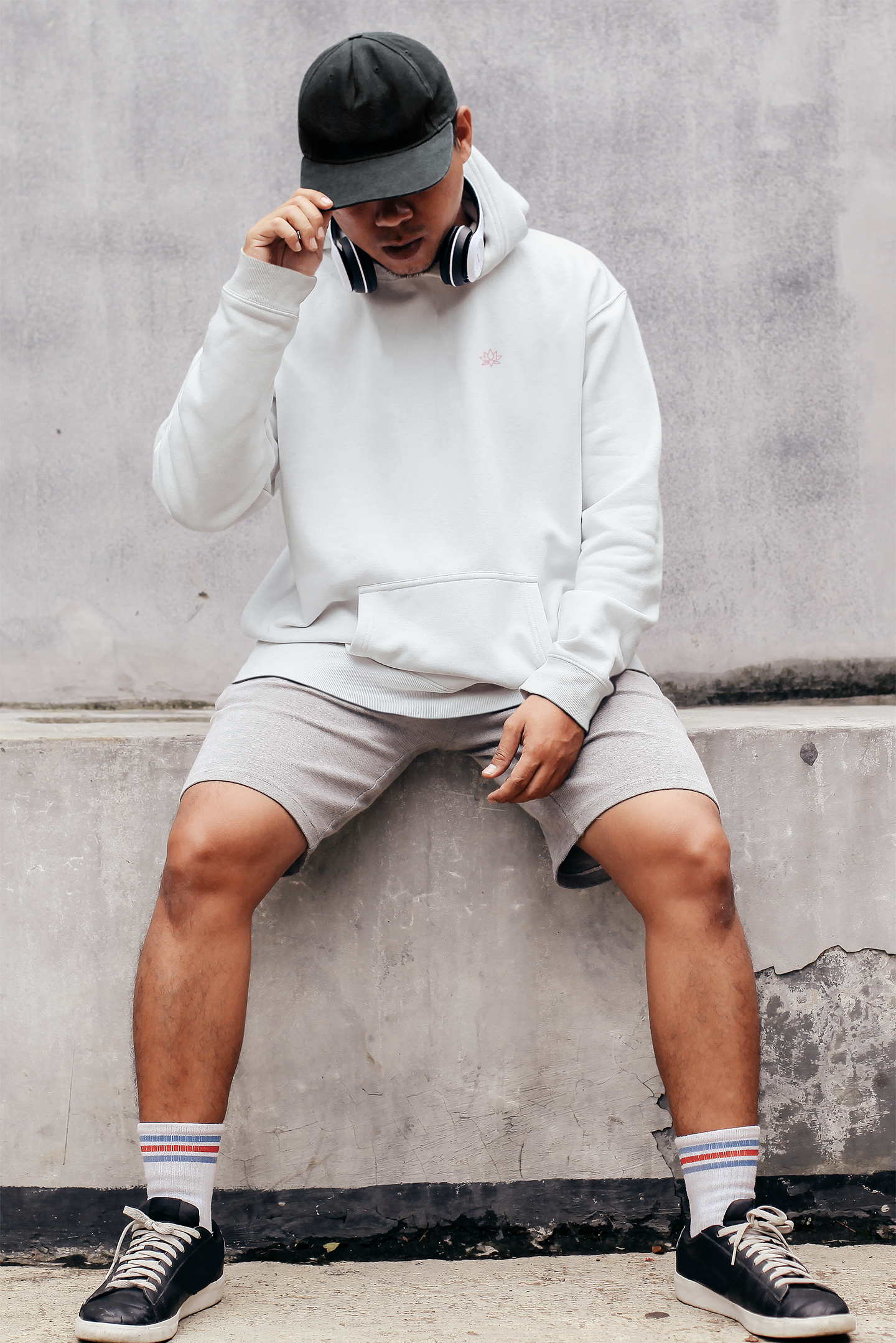 Oversized Hoodie: White