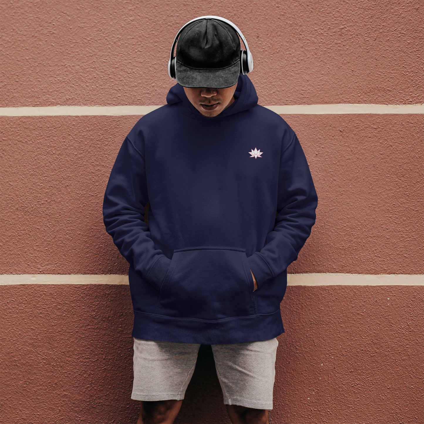 Oversized Hoodie: Navy Blue