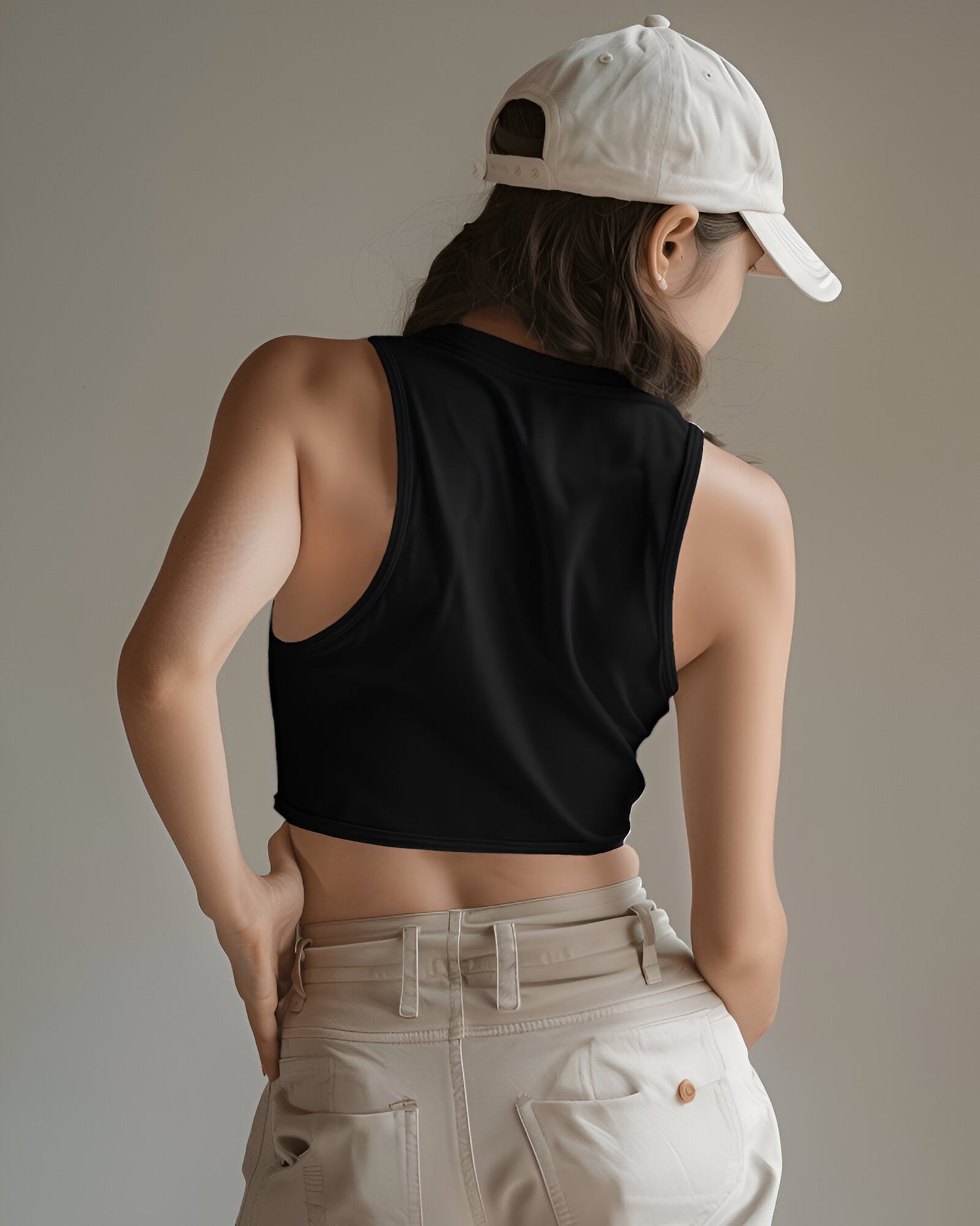 Crop Tops: Solids