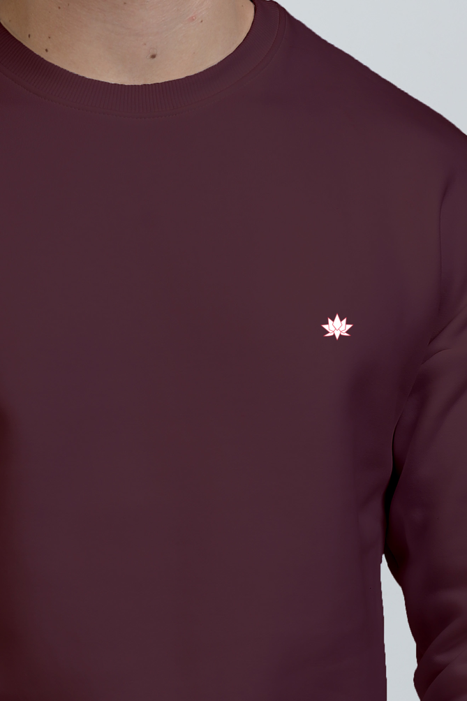 Oversized  Sweatshirt: Maroon