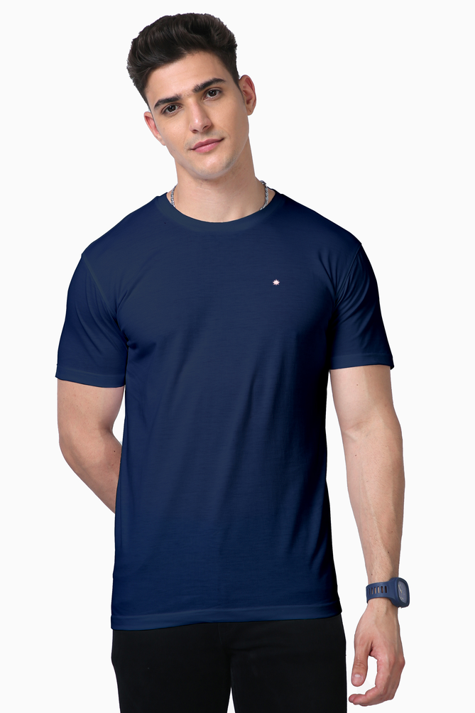 Supima Cotton T-Shirt: Navy Blue