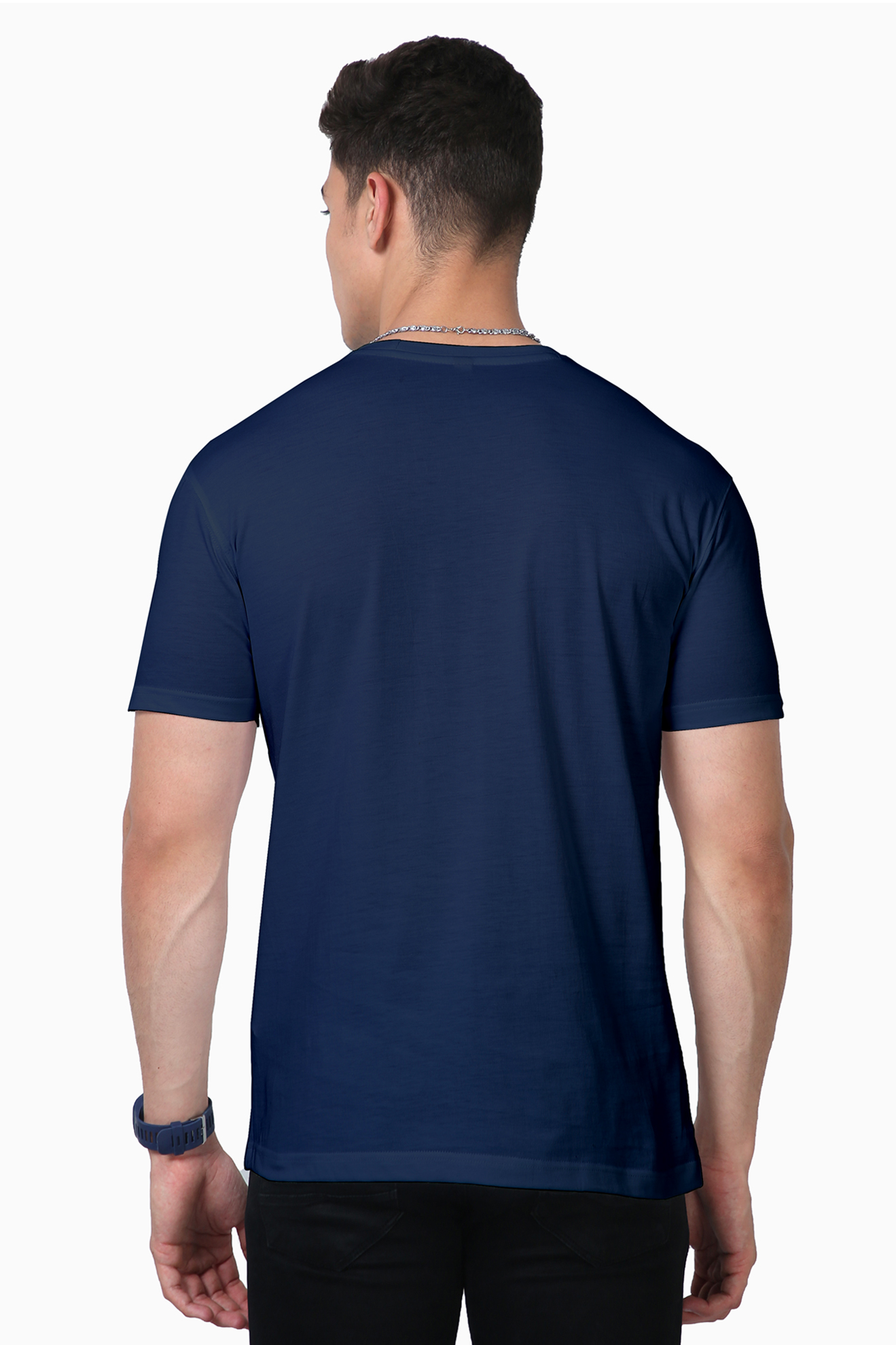 Supima Cotton T-Shirt: Navy Blue