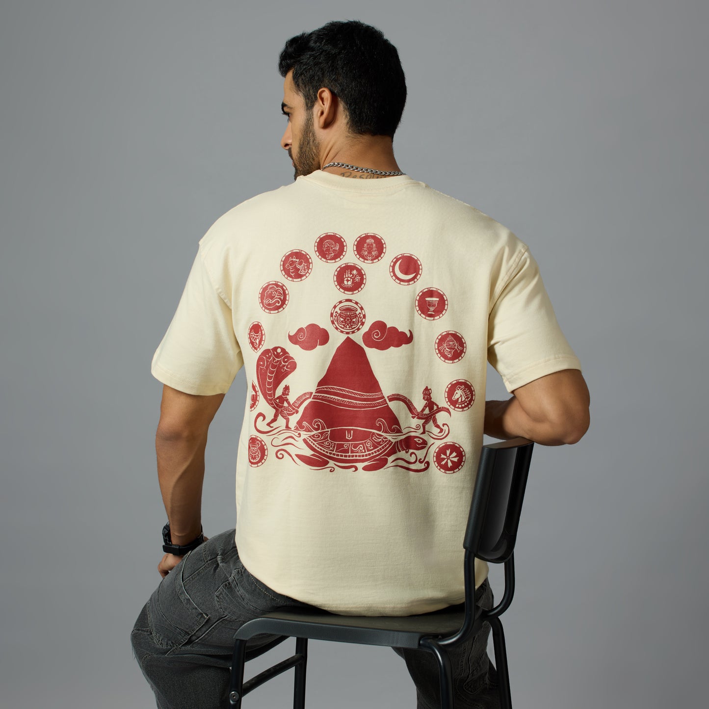 Oversized T-Shirt: Samudra Manthan