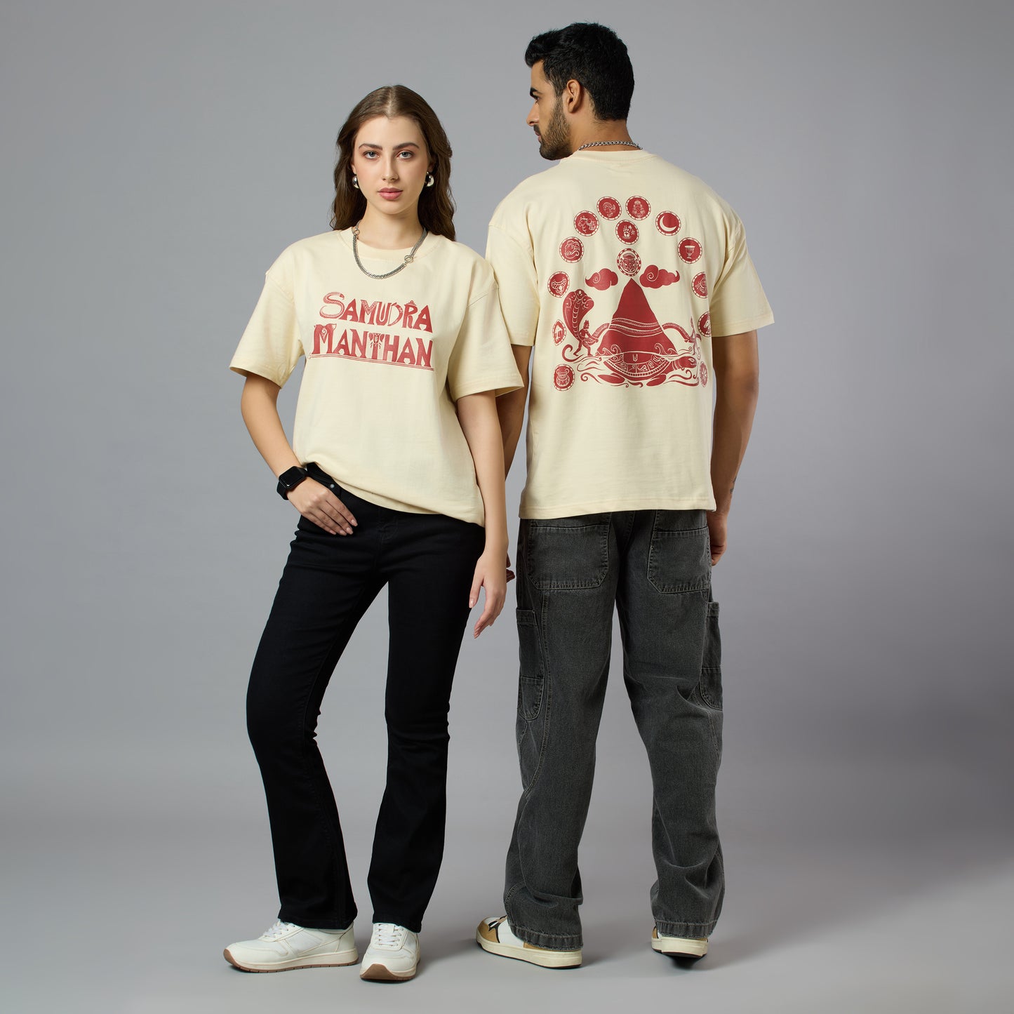 Oversized T-Shirt: Samudra Manthan