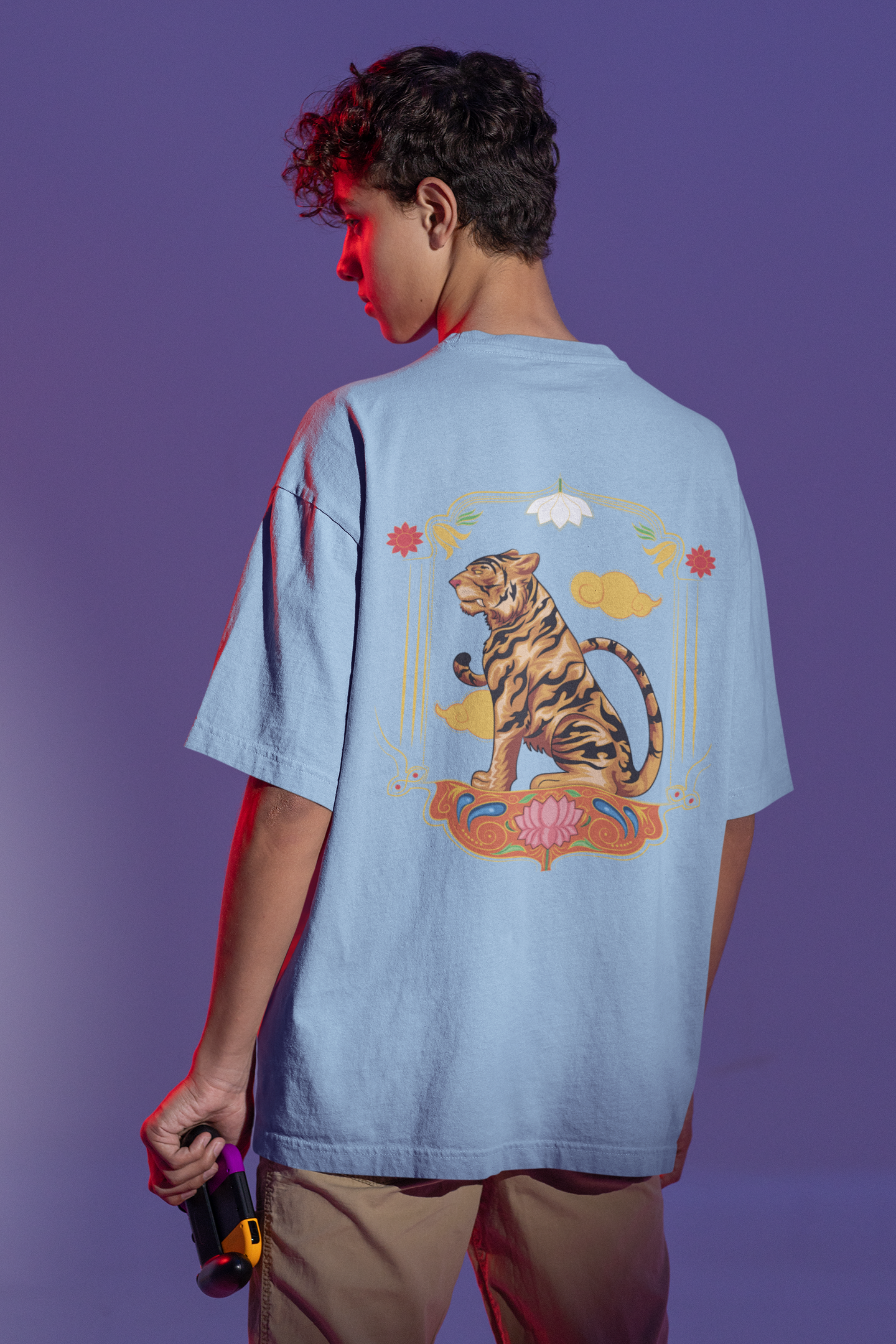 Oversized T-Shirt: Royal Tiger Truck Art