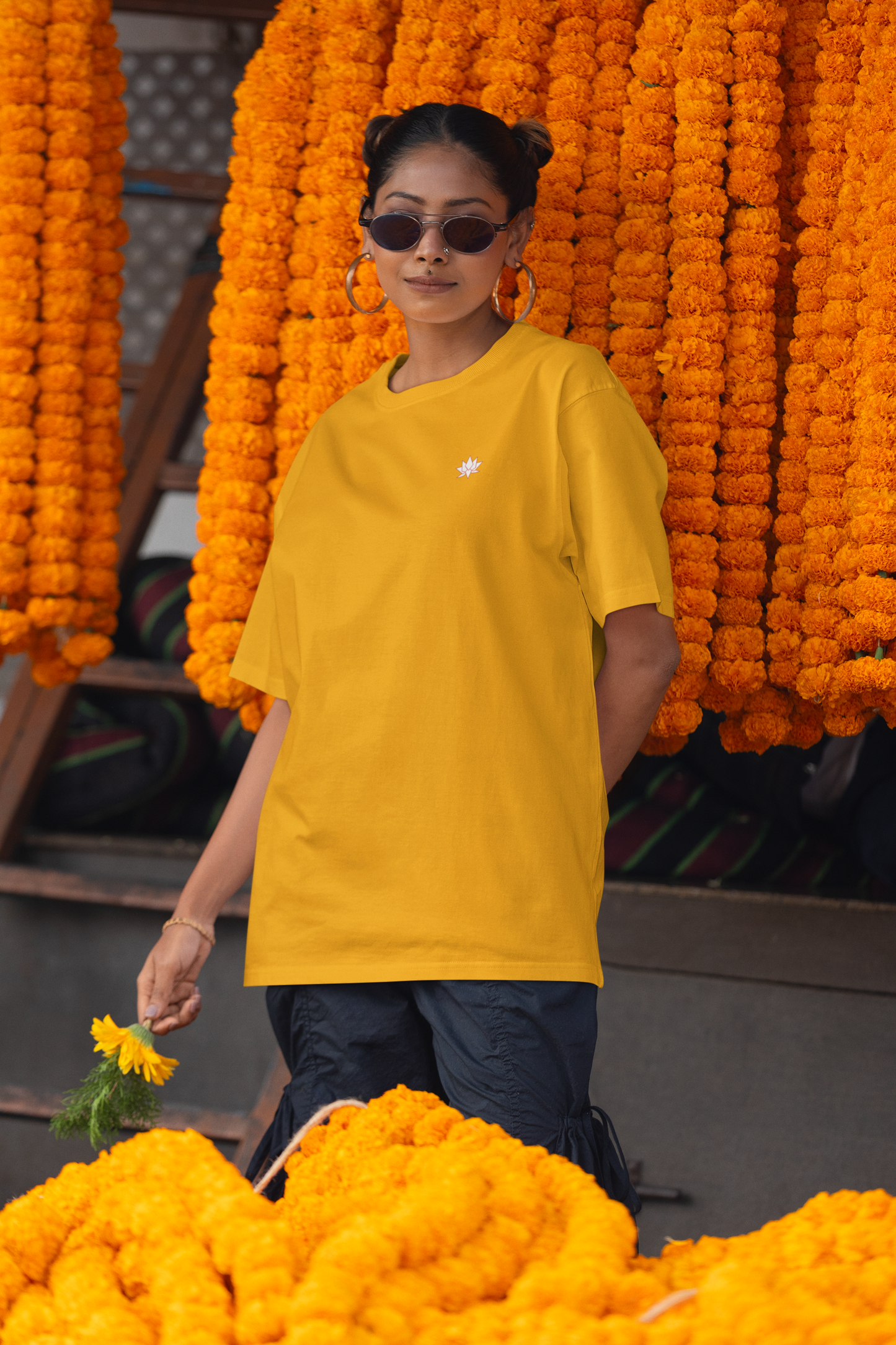 Oversized T-Shirt Solids: Mustard Yellow