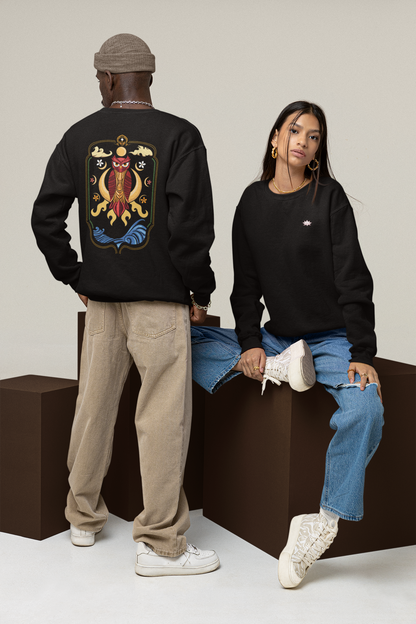 Oversized Sweatshirt: Mystic Owl