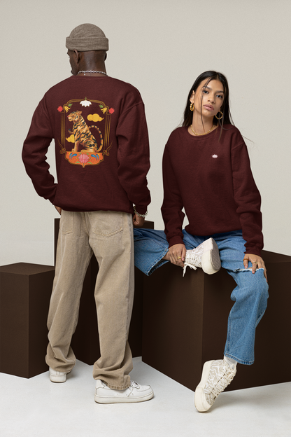 Oversized Sweatshirt: Royal Tiger