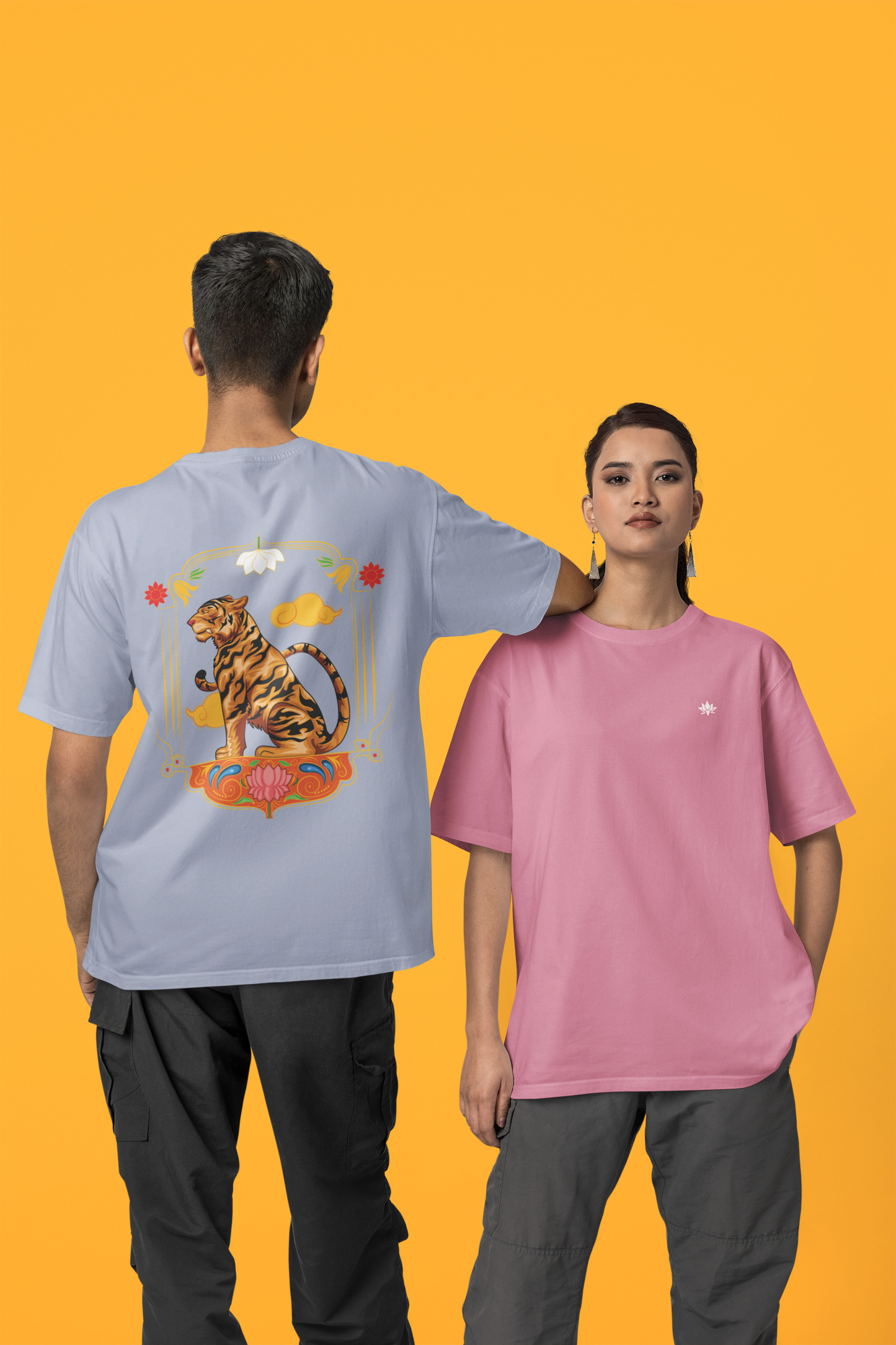 Oversized T-Shirt: Royal Tiger Truck Art