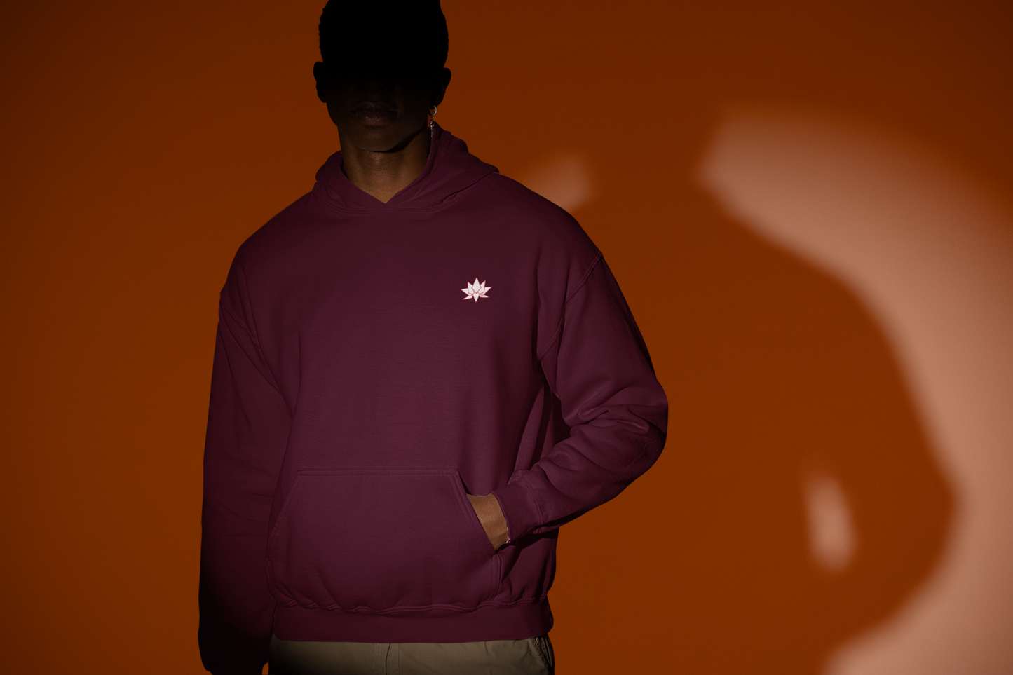 Oversized Hoodie: Maroon