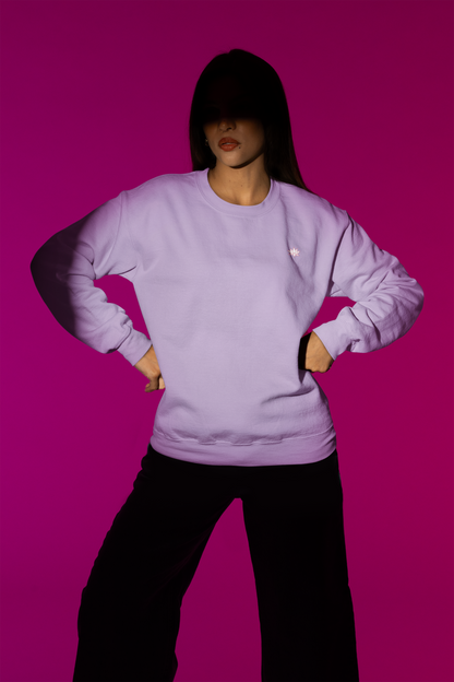 Oversized Sweatshirt: Lavender
