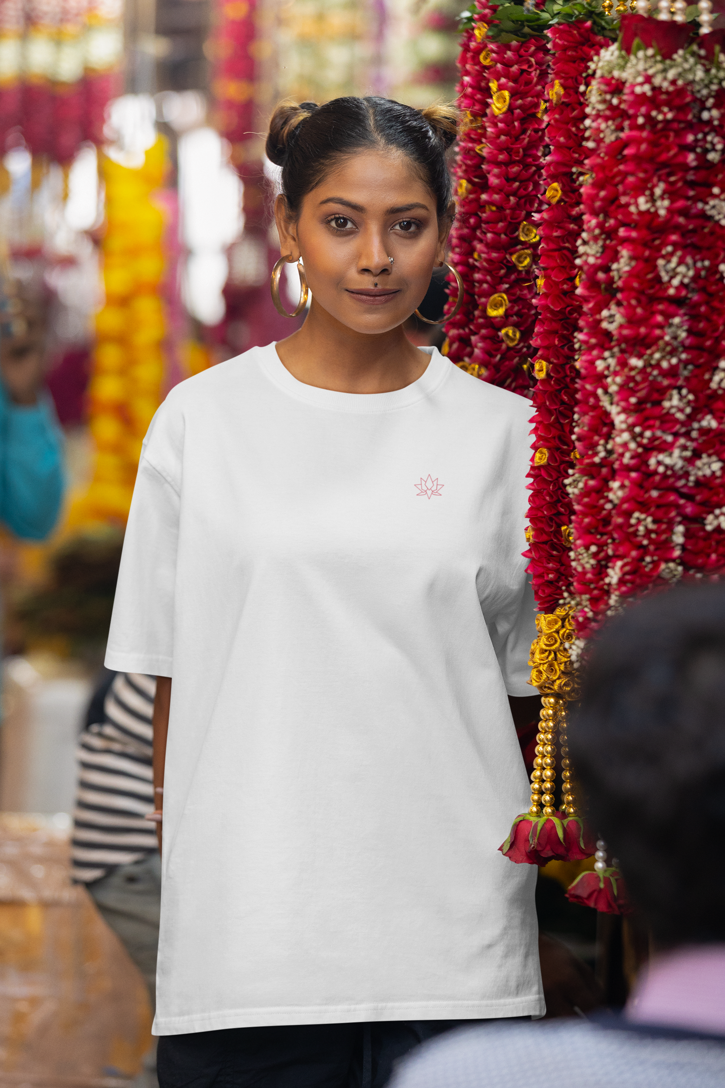 Oversized T-Shirt Solids: White