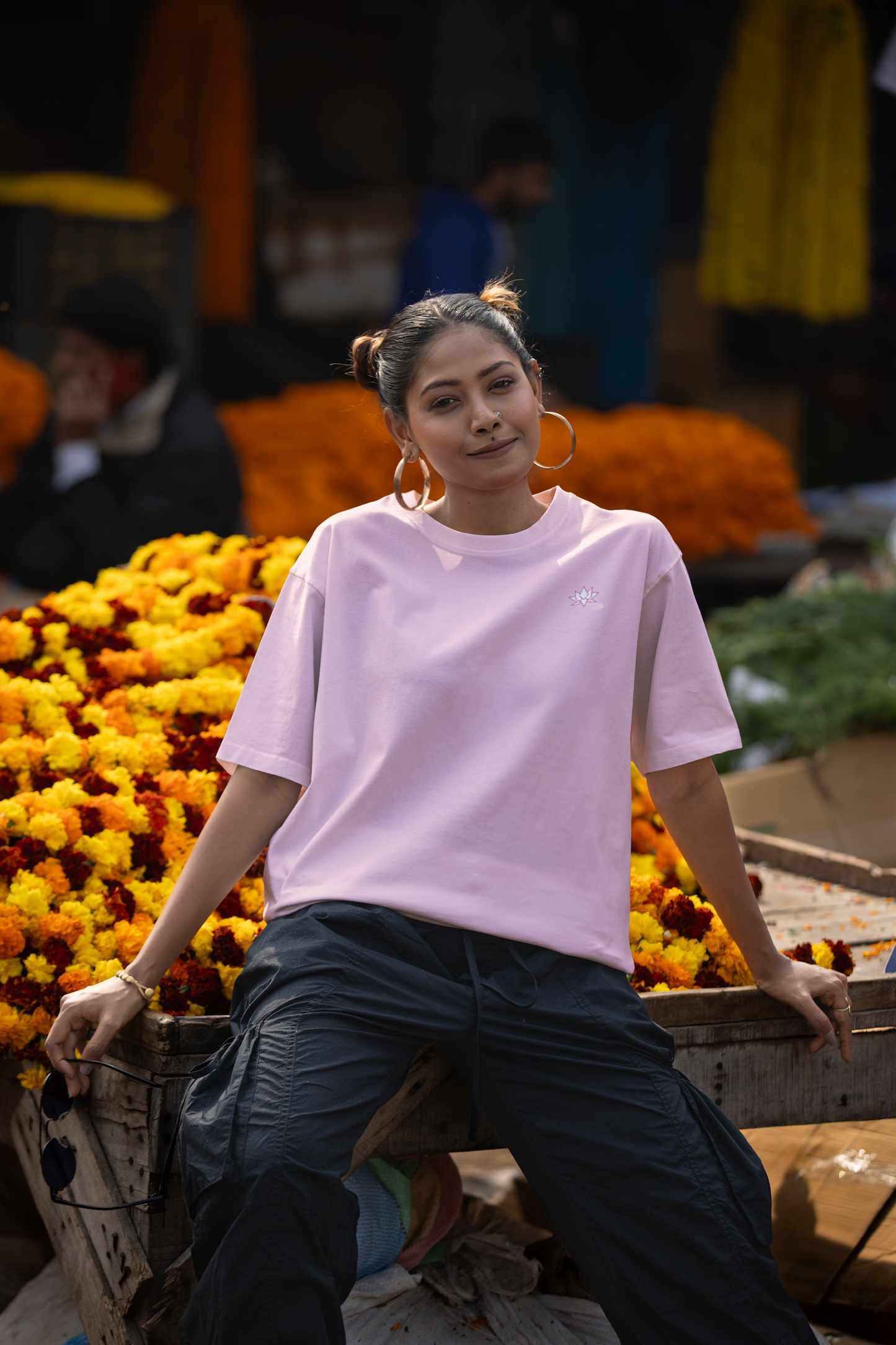 Oversized T-Shirt Solids: Light Baby Pink