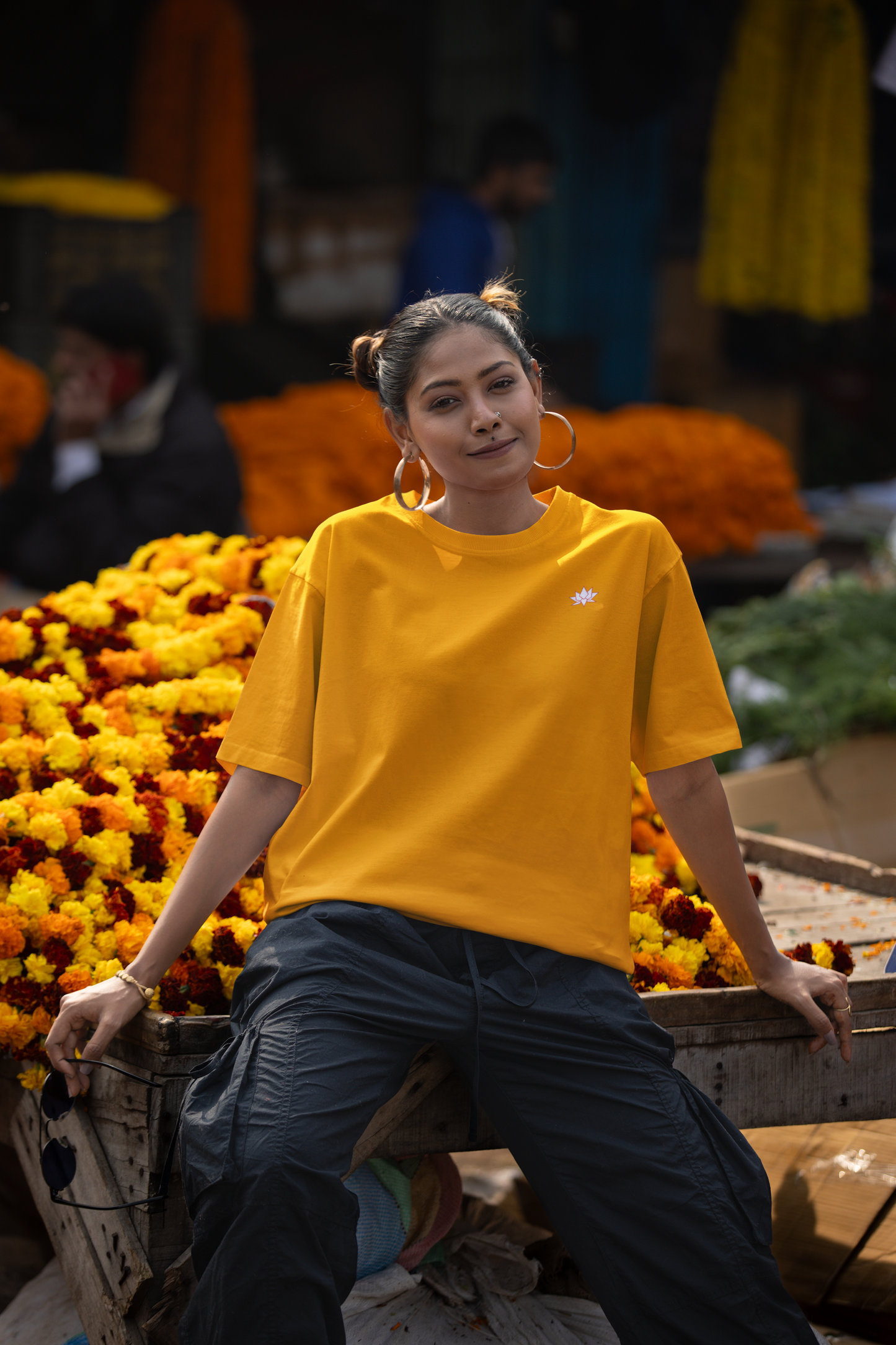 Oversized T-Shirt Solids: Mustard Yellow