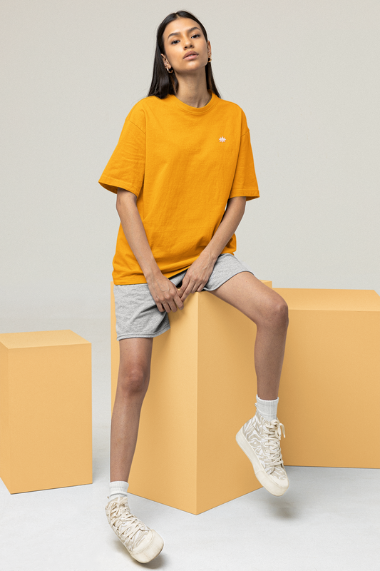 Oversized T-Shirt Solids: Mustard Yellow