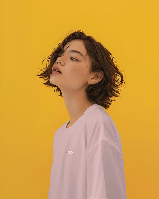 Oversized T-Shirt Solids: Light Baby Pink