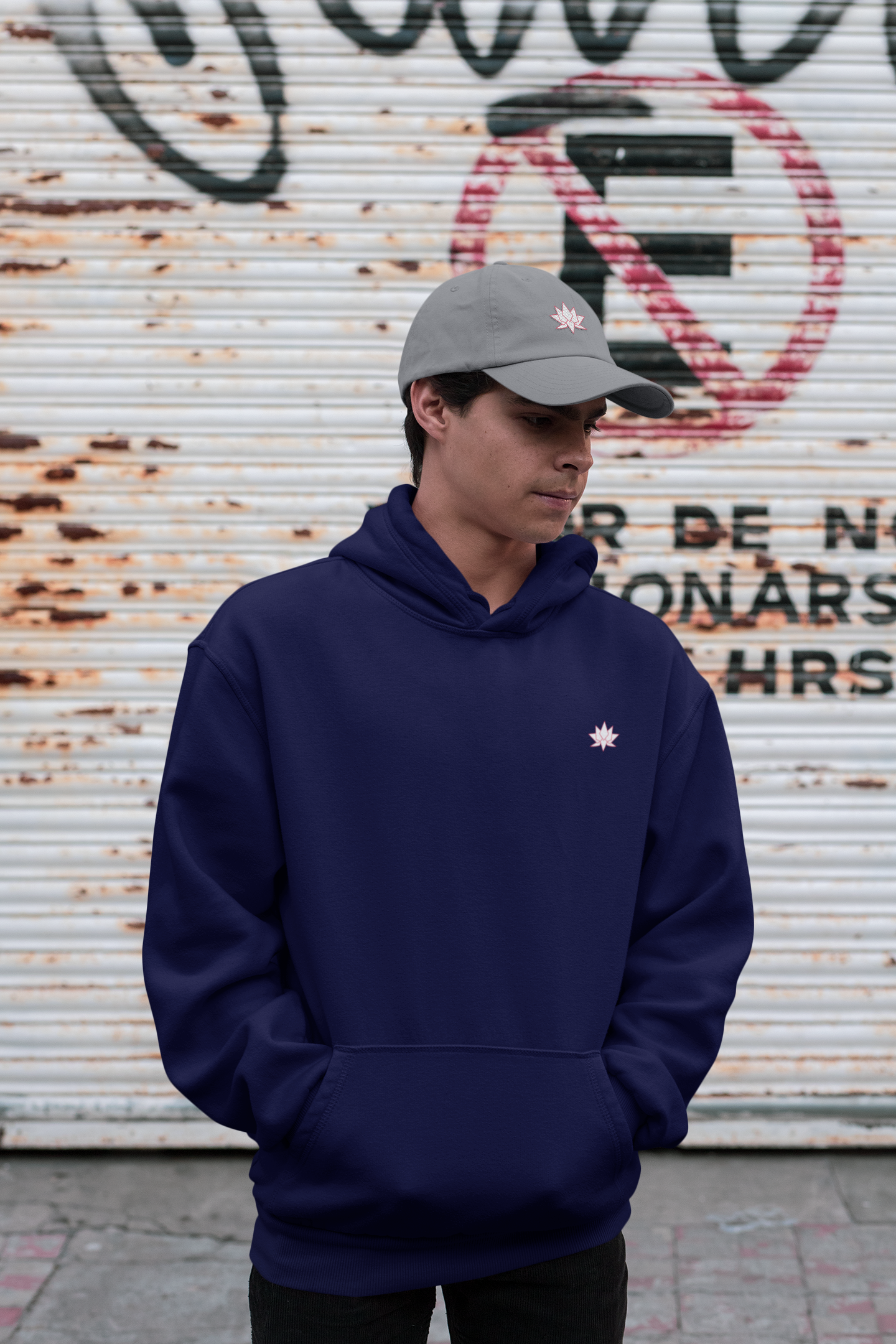 Oversized Hoodie: Navy Blue