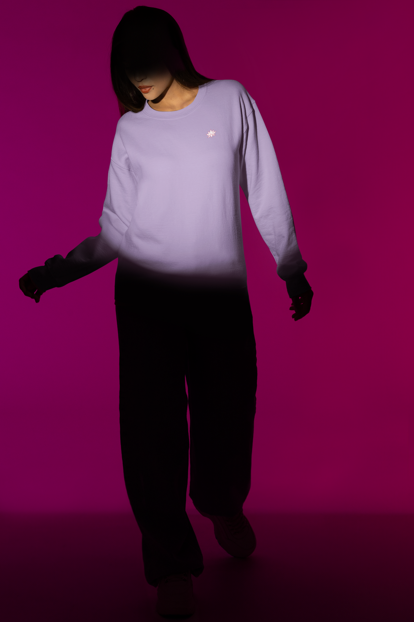 Oversized Sweatshirt: Lavender