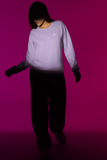 Oversized Sweatshirt: Lavender
