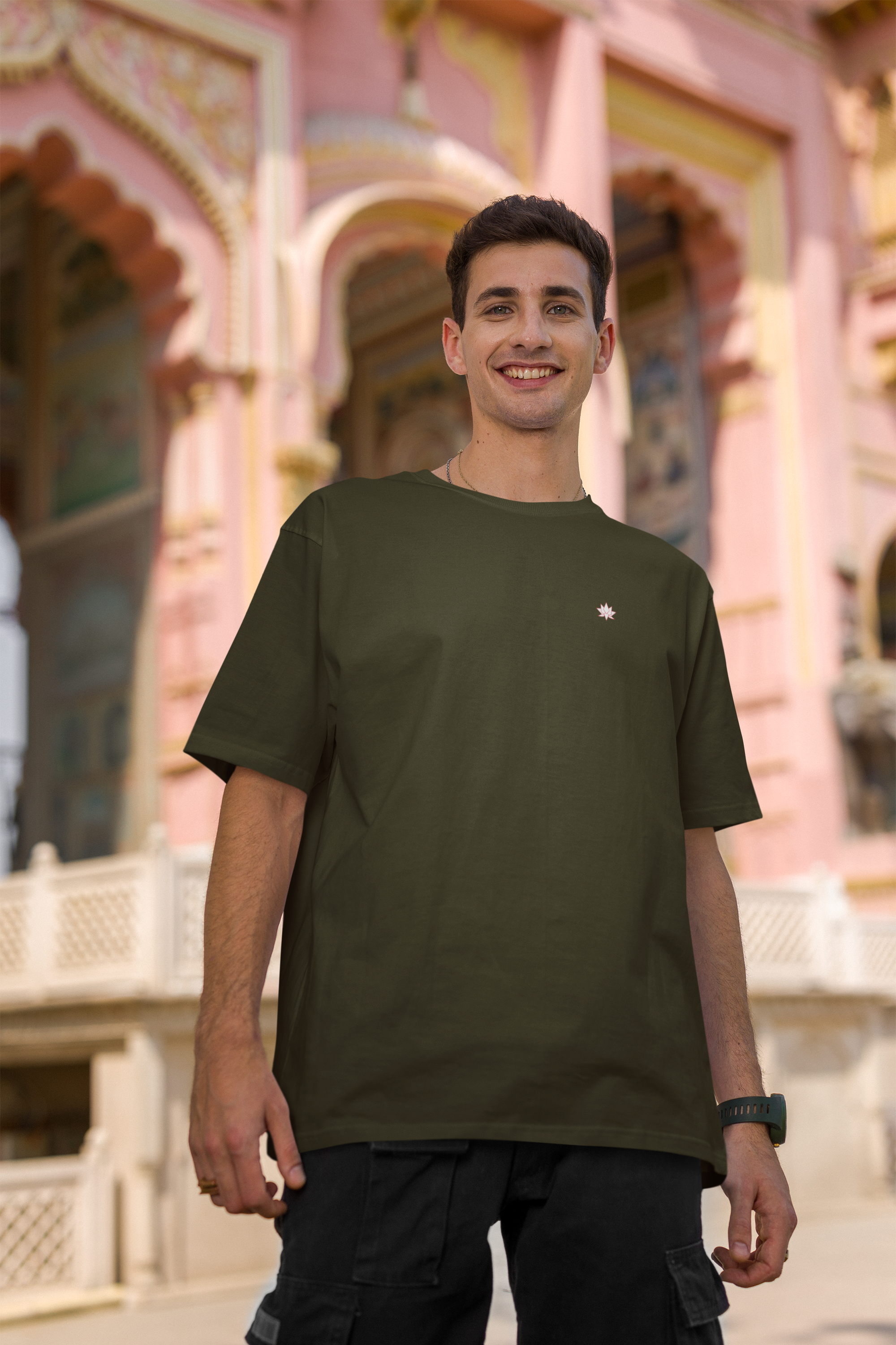 Classic Oversized T-Shirt: Olive Green